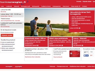 Bank Norwegian on uusi lainapalvelu netissä tarjoten digitaalista pankkilainaa ilman vakuuksia!