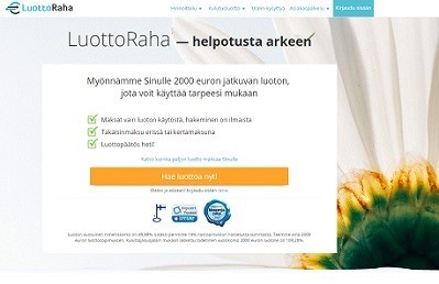 LuottoRaha pikavippi on helppo, halpa ja käytännöllinen ja voit nostaa sitä aina luottorajasi salliessa 2000e asti