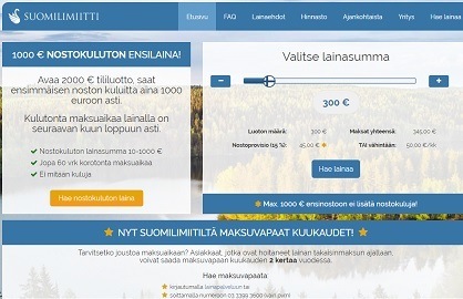 suomilimiitti markkinoiden isoin ilmainen pikavippi 1000e saakka!