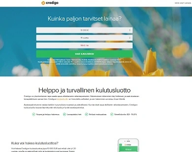 credigo turvallinen kulutusluotto